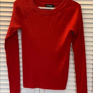 Express Sweaters - Express red ribbed sweater Express Sweaters - Express red ribbed sweater